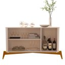 Ver imagem 4 de Aparador Buffet Casa de Verona 3 Portas MDF Off White Bechara Móveis