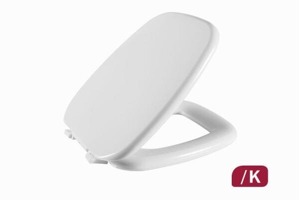 Assento Sanitário Almofadado Stylus Astra Cinza - 1