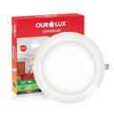 Ver imagem 3 de Luminária Plafon Led Embutir Redondo Branco 4000K Ourolux