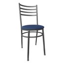 Ver imagem 2 de Kit Conjunto 2 Cadeiras para Cozinha Mesa Jantar Bar Lanchonete Restaurante Preta Estofado Oceano