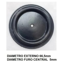 Diafragma Membrana Borracha Aquecedor Cumulus 16lt Antigo D66,5 Mm - Vd665sr - 3