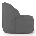 Ver imagem 6 de Kit 02 Poltronas Decorativas Kaya Orgânica Linho Cinza Escuro - Desk Design