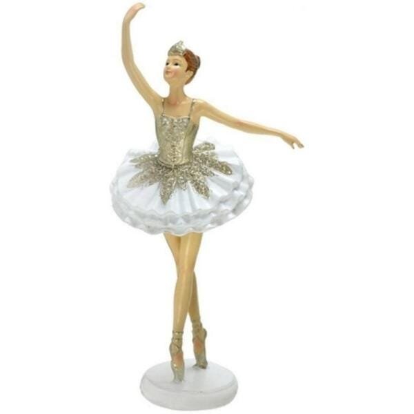 Bailarina Decorativa Detalhada em Cerâmica 23cm – Mabruk - 2