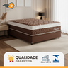 Cama Box Baú Casal Colchão Casal Montana Molas Ensacadas 138x188x33cm - 4