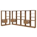 Ver imagem 3 de Guarda-Roupas Closet Modulado Alasca 420cm 7 Peças com 6 Gavetas e Cabideiros Freijó Carraro