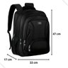 Mochila Masculina Executiva Notebook de 17 Polegadas Grande:preto - 5