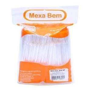 Mexedor Para Café Palheta Mexabem 8,5Cm - 2500 Unidades