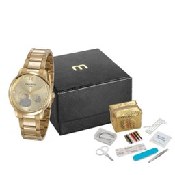 Kit Relógio Mondaine Unha Feminino 53627lpmvde1k5 - 1