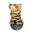 Ver imagem 2 de Fonte Água Bambu 7 Quedas com Ilum + Fonte Bambu Mini