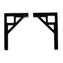 Ver imagem 1 de Mão Francesa Pequena 10x15cm Quadrada PRETA All Style