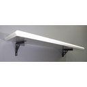 Ver imagem 3 de Mão Francesa Pequena 10x15cm Quadrada PRETA All Style