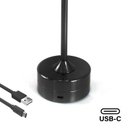 Ver imagem 4 de Par 2x Luminária de Mesa Touch Candeeiro Led sem Fio Recarregável Grande - Preta