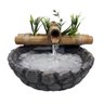 Fonte/agua/cascata/bambu Mini Base Resina Imitando Pedra. - 220 volts - 1