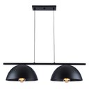 Ver imagem 1 de Luminária Pendente Trilho Retro Industrial Montreal para 2 Lâmpadas E27 Bivolt:preto/110v/220v