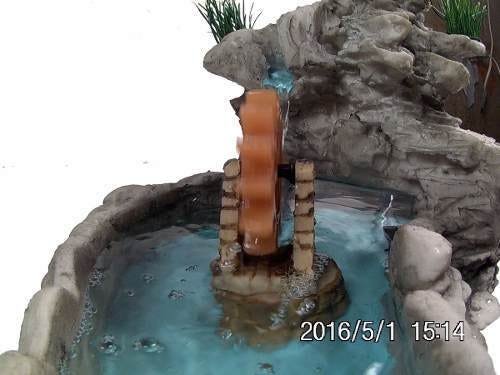 Fonte Água Decorativa Laguinho Pedra com Rodinha 127Volts - 127 Volts - 2