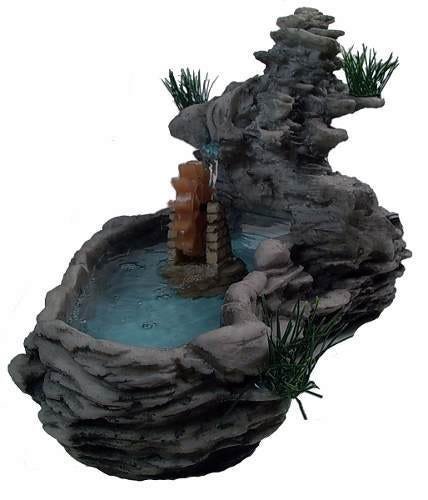 Fonte Água Decorativa Laguinho Pedra com Rodinha 127Volts - 127 Volts - 3