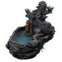 Ver imagem 3 de Fonte Água Decorativa Laguinho Pedra com Rodinha 127Volts - 127 Volts
