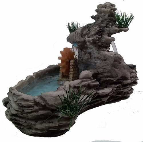 Fonte Água Decorativa Laguinho Pedra com Rodinha 127Volts - 127 Volts - 1