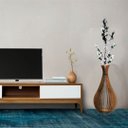 Ver imagem 2 de Vaso de Chão Decorativo Grande Gotas de Orvalho Mdf:mdf Cru/kit com 2 - 90x40cm e 75x40cm