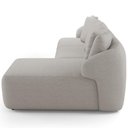 Ver imagem 7 de Sofá 4 Lugares com Chaise Direito Sala Living 288cm Arlo F04 Linho Cru - Lyam Decor