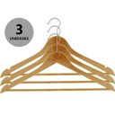 Ver imagem 1 de Conjunto Cabide Madeira Marfim Premium 3 Unidades - Unicasa