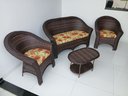 Ver imagem 1 de Sofá e Poltronas Área Externa Jardim Fibra Sintética Tratamento Uv