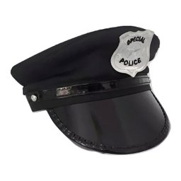 Chapéu Boina Quepe Temático Fantasia Carnaval Polícia - 1