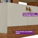 Ver imagem 3 de Estante Home Alagoas Nature/ Off White Linea 810002033-207039