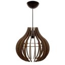 Ver imagem 5 de Lustre Luminária Pendente Utron Ana Maria Esfera 3d 30cm E27 - Madeira