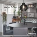 Ver imagem 2 de Lustre Luminária Pendente Utron Ana Maria Esfera 3d 30cm E27 - Marfim