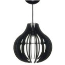 Ver imagem 1 de Lustre Luminária Pendente Utron Ana Maria Esfera 3d 30cm E27 - Preto