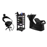 Kit Salão Lavatório +carrinho Auxiliar +cadeira Profissional - 13