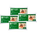 Ver imagem 1 de Travesseiro Fibras Siliconadas Aman Corpo Inteiro Kit C/ 4 Un 50x130 - Ortobom