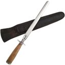 Ver imagem 1 de Chaira Lisa Forjada Integral Davila 10" com Guarda Aço Carbono 5160 Partial Tang