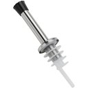 Ver imagem 2 de Kit 10 Bicos Dosador Azeite Inox 2x9,5cm Tampa Plástica Garrafa Vinagre Weck