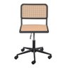 Cadeira de Escritório Cesca Base Rodízio - Bege Or Design - 2