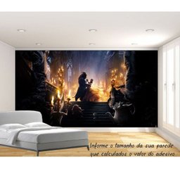Papel de Parede Autoadesivo A Bela e a Fera 2mx2m - 2