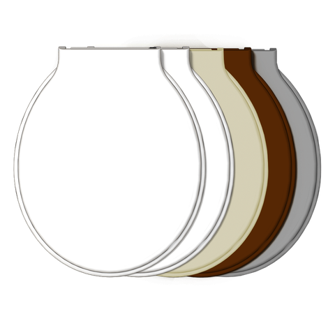 Kit 5 Unidades Assento Tampa Para Vaso Sanitário  Oval Especial Bellart Colors Durín