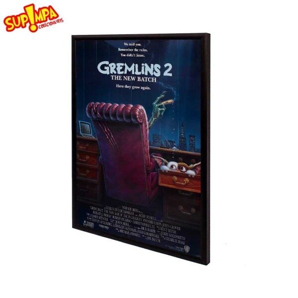 Quadro Poster Gremlins 2: A Nova Turma - Versão 1 - A3 (29,7 cm x 42,0 cm) - 3