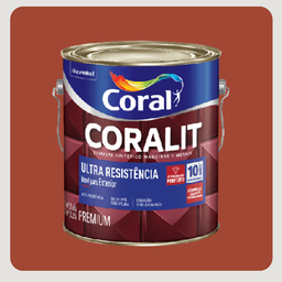 Coralit Ultra Resistência Alto Brilho Colorado 3,6l Coral - 1