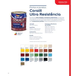 Coralit Ultra Resistência Alto Brilho Colorado 3,6l Coral - 2