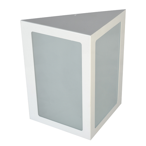 Arandela De Aluminio E27 Bivolt Branco Rioprelustres 6212 Arandela 6212