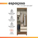 Ver imagem 7 de Guarda Roupas Solteiro 3 Portas 2 Gavetas Temis