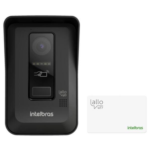 Kit Vídeo Porteiro Allo Wt7 02 Módulos Internos Intelbras - 10