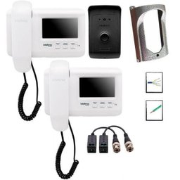 Kit Video Porteiro Ivr 1010 Intelbras com Extensão de Video - 2