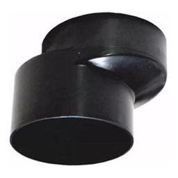 Bolsa Excêntrica Adapta Bacio Preto 10Cm Para Caixa Acoplada - 2