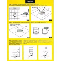 Bolsa Excêntrica Adapta Bacio Preto 10Cm Para Caixa Acoplada - 3