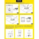 Ver imagem 3 de Bolsa Excêntrica Adapta Bacio Preto 10Cm Para Caixa Acoplada