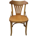 Ver imagem 1 de Cadeira Bianca Madeira Maciça 85cm Gourmet Sala Jantar Cafeteria Amêndoa