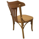 Ver imagem 2 de Cadeira Bianca Madeira Maciça 85cm Gourmet Sala Jantar Cafeteria Amêndoa